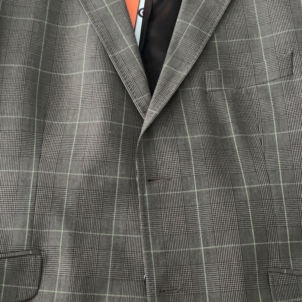 Ben Sherman Tan Checkered Blazer - Picture 3 of 11